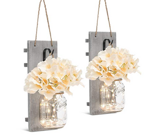 Mason Jars Sconce